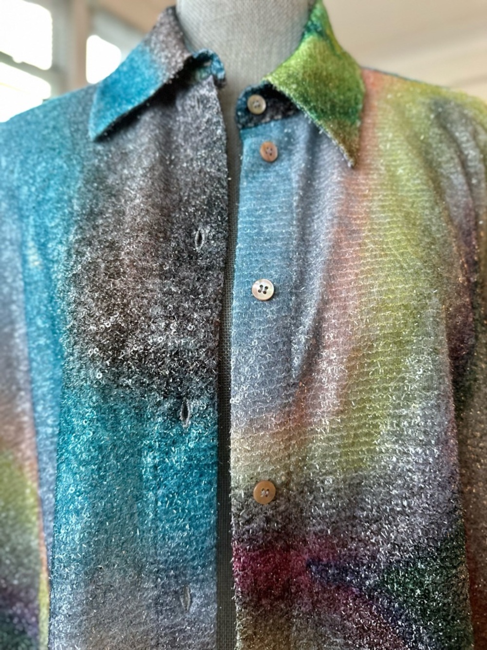 Acne Studios Glitter Shirt Jacket - Picture 15 of 16